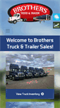 Mobile Screenshot of brotherstruckandtrailer.com